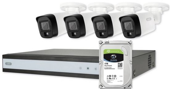 ABUS TVVR33843T IP-Bewakingsset Kabelgebonden 2960 x 1665 Pixel van Merkloos — afbeelding 2