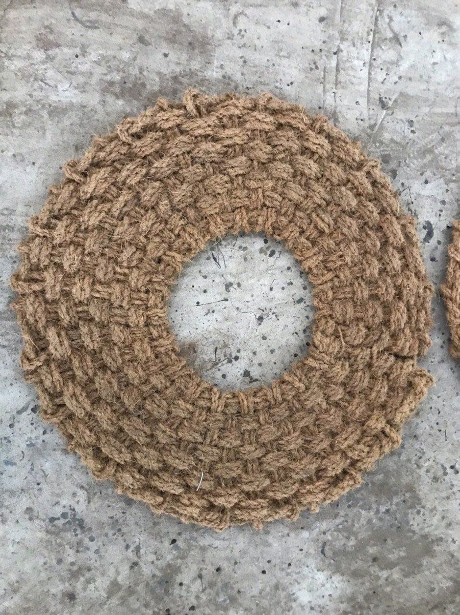 CocoWeave - Mulch mat - 100% kokosvezels - Rond - 60 cm - Bodembedekker - Vorstbescherming - Tegen onkruid - Tuinonderhoud - Duurzaam