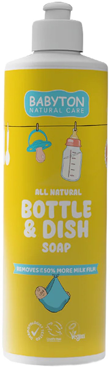 BABYTON - Natuurlijke Afwaszeep - Perfect voor het reinigen van babyflesjes, fopspenen, en meer - 500ml