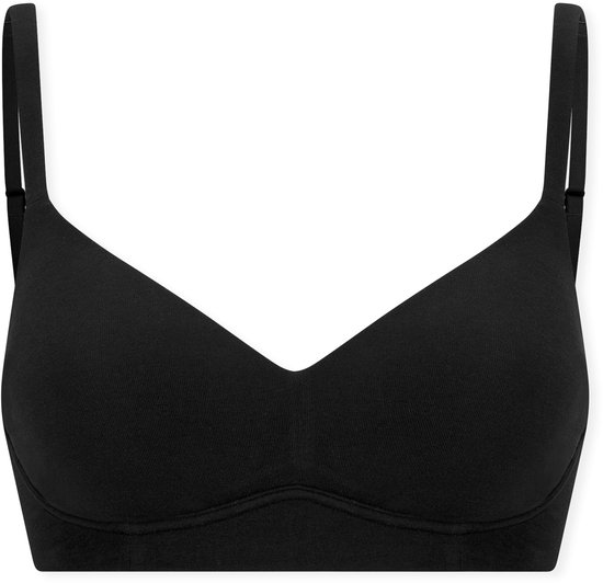Schiesser - Soft BH Unique Cotton - Soutien-gorge Femme - noir