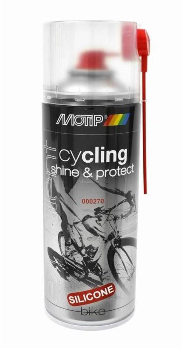 Motip cycling shine & protect reiniger / beschermer - 400 ml.