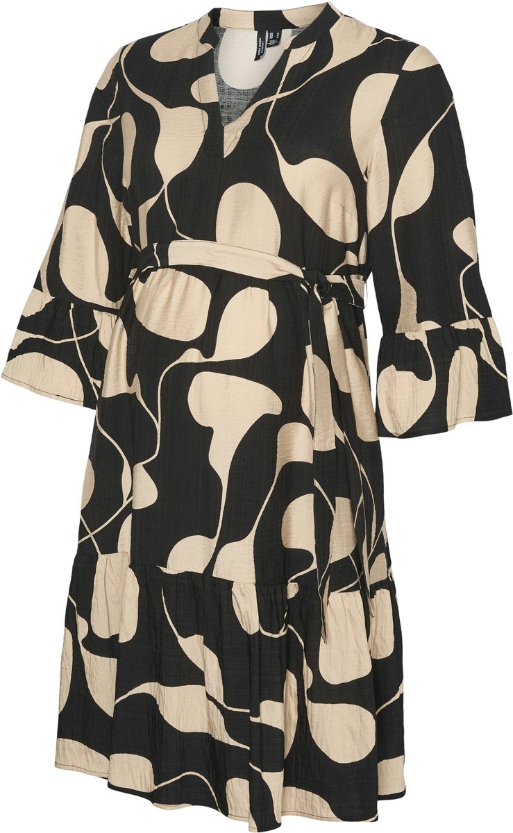 Vero Moda Maternity Jurk VMMVERA Zwangerschapsjurk Black