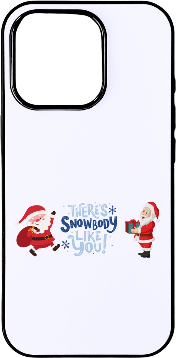 Hacebo® - Kerst there's snowbody like you telefoonhoesje - Kerstmis - Kerst beker - telefoonhoesjes - winter - kerst - christmas - kerst cadeau - hoesje geschikt voor iPhone 16 Pro