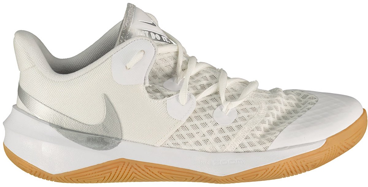 Nike Zoom Hyperspeed Court Indoor Sportschoenen 1/2 Man Zilver