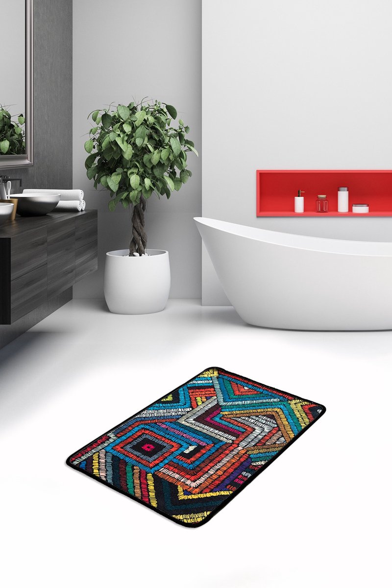 Asir - Badmat - Multicolor - 40 x 60