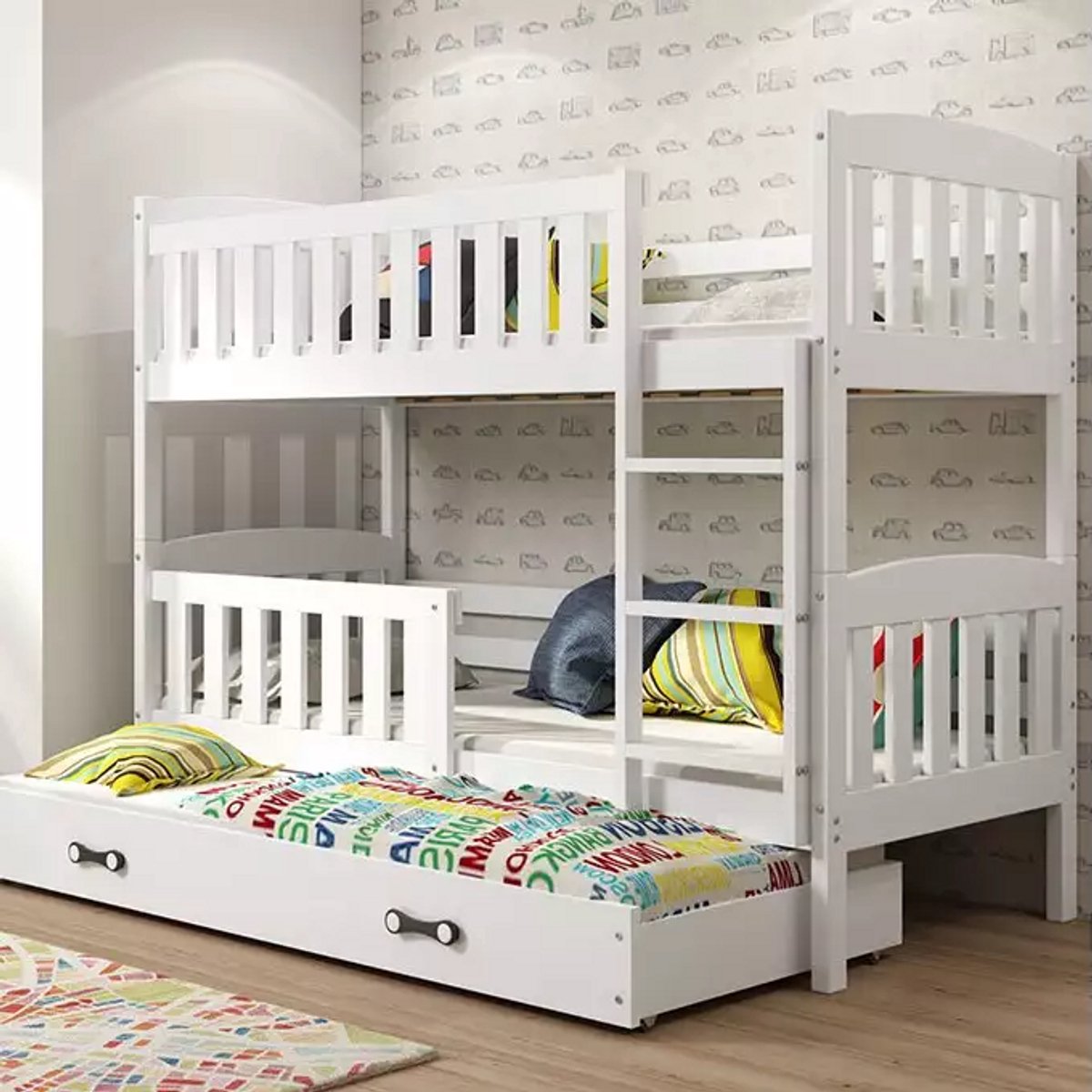 BMS KUBUŚ - Jongerenbed - 90x190 cm - Wit