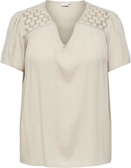 ONLY CARMAKOMA V-Hals Top voor Dames