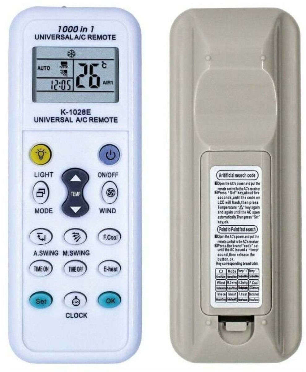 Mmgoqt Universele Airconditioning Afstandsbediening - Compatibel met de meeste airconditionermerken - Duidelijk display - duurzaam materiaal - afstandsbediening