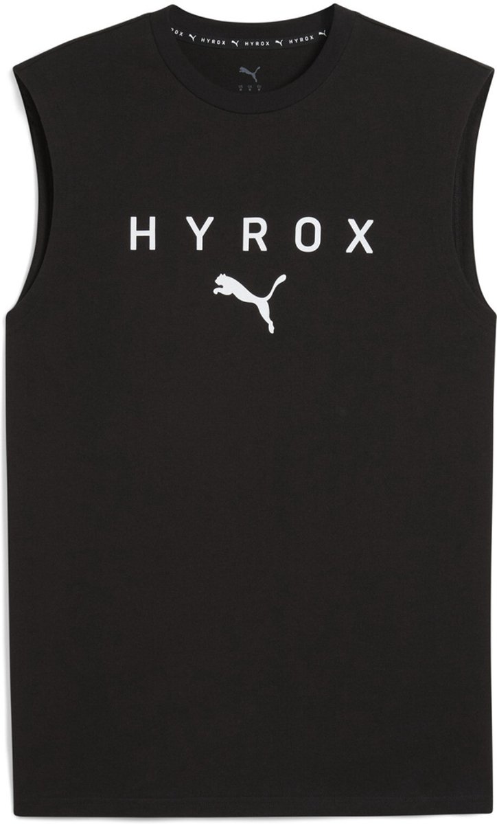 Puma Tank Top UNISEX x Hyrox CUTOFF TANK 527176 Puma -M Zwart