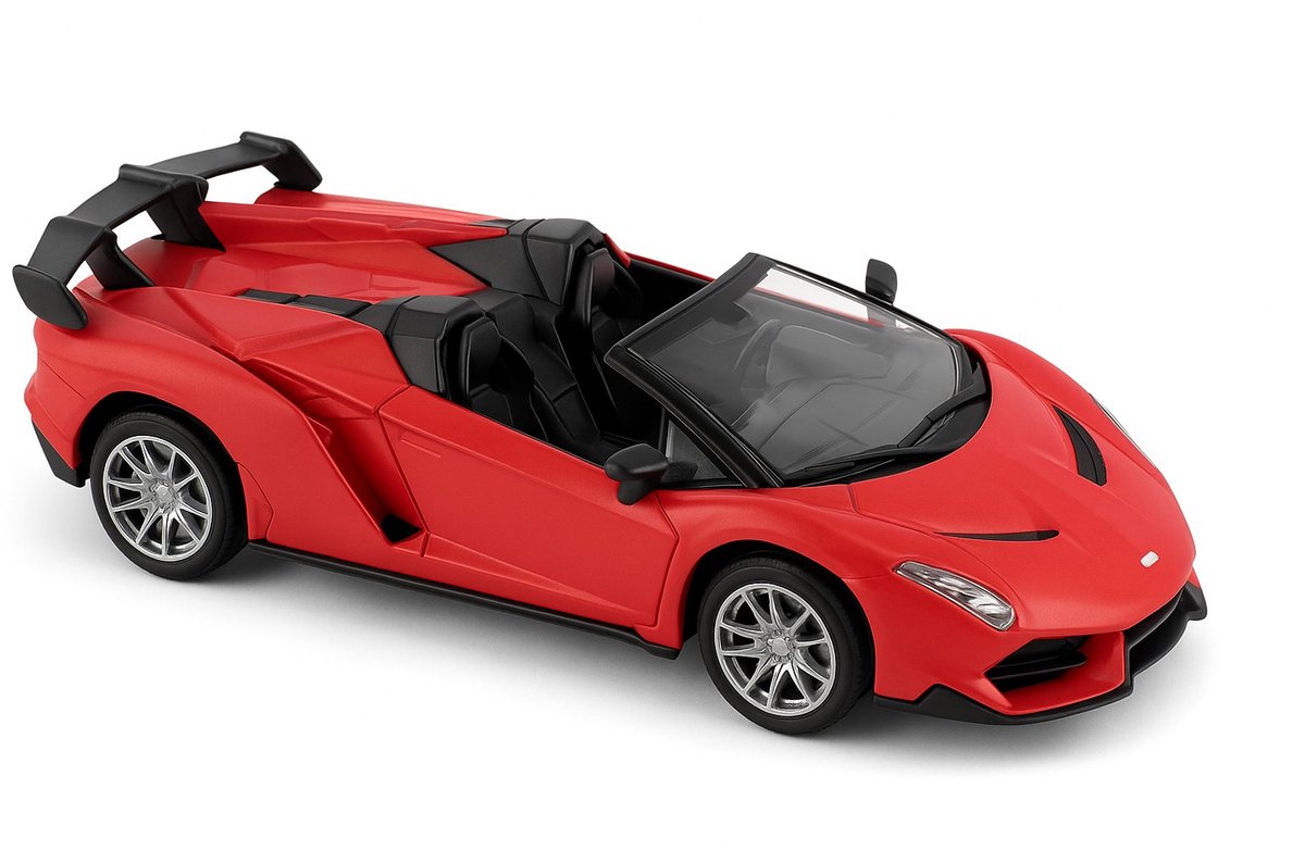 Darenci DARE Raceauto - Remote Control - Cabrio - Speelgoed Auto - Afstandsbediening - Elektrisch bestuurbaar - Rood/Zwart