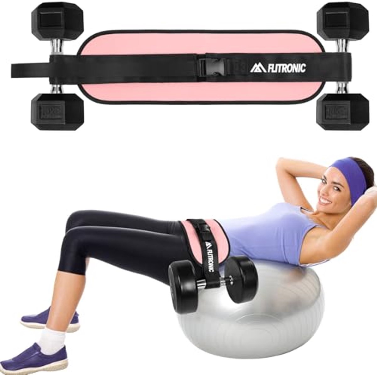 Verstelbare Heupdrukriem voor Hip Thrust - Ideaal voor Krachttraining en Fitness