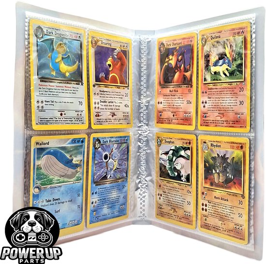 Pokémon Album met 4 vakken voor maximaal 240 kaarten, het ideale cadeau voor kinderen, inclusief de favoriete Pokémon Bisasam