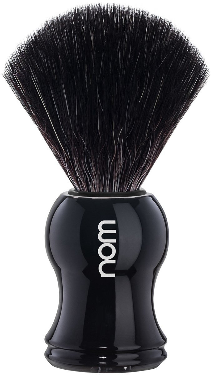 Nom -Scheerkwast -GUSTAV21BL -Black Fibre® -Zwart