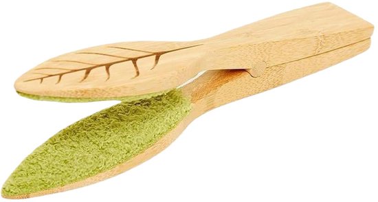 1 x Reinigingsborsteltjes rager - Bodemreinigers - Handmatige Groene Planten Borstel - met Ergonomisch Handvat - voor binnen、 buitentuinen(24 x 4cm) — afbeelding 2