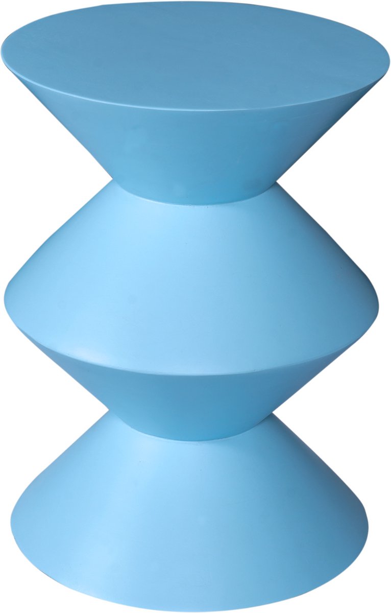 Starfurn Bijzettafel Abel - Blauw - 33x33x45 cm