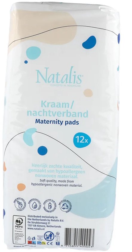 Natalis - kraamverband - 12stuks per pak