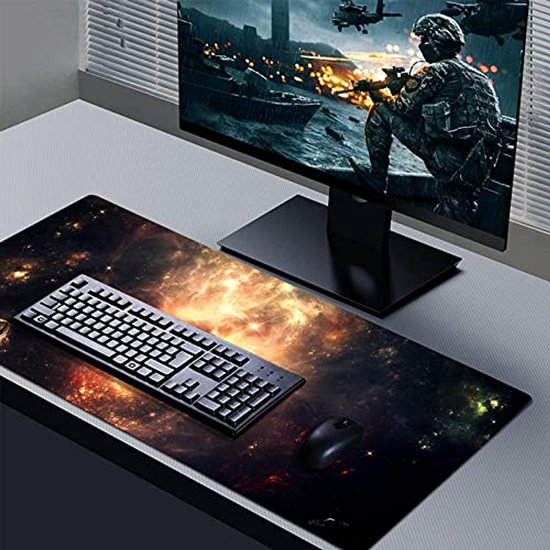 Gaming muismat - Antislip en wasbaar - Geschikt voor kantoor en thuis 900 x 400 mm — afbeelding 2