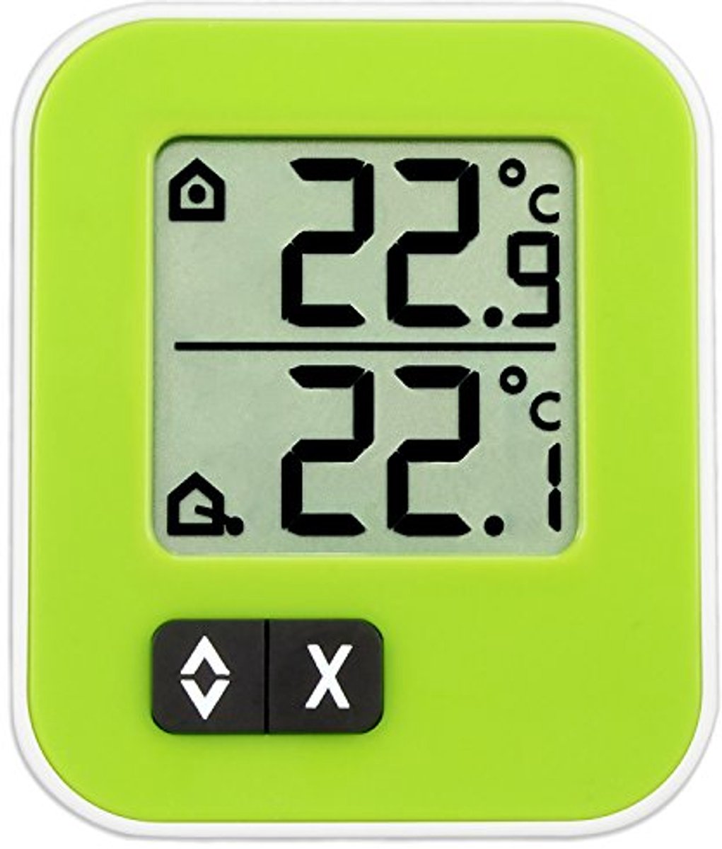 Digitale Binnen- en Buitenthermometer met Maximaal en Minimaal Temperatuurgeheugen