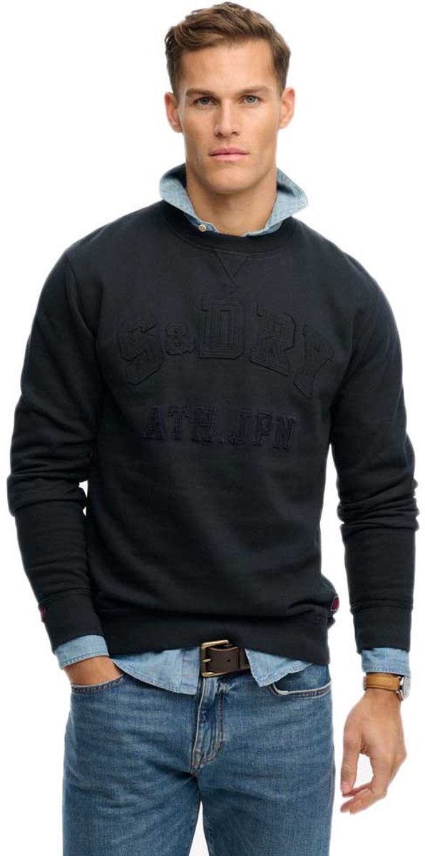 Superdry Vintage Athletic Tonal Sweatshirt XL Man Marineblauw