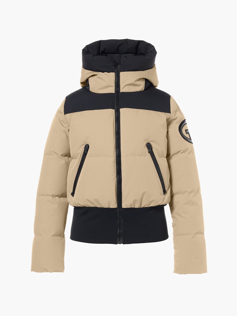 GOLDBERGH village ski jacket Ski jack dames Zand Geel
