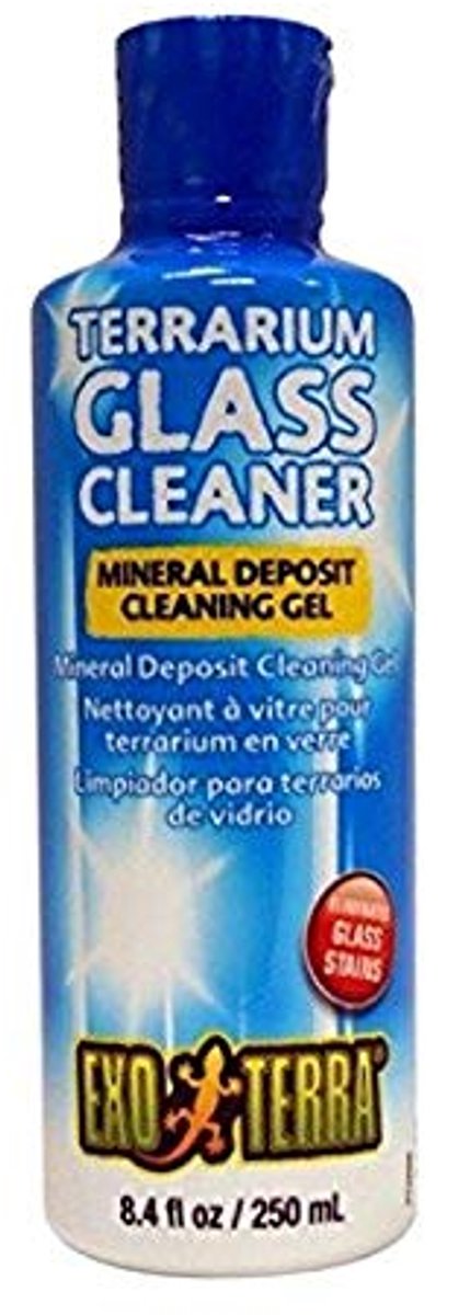 Terrarium glasreiniger 250 ml - Reinigingsgel voor minerale afzettingen