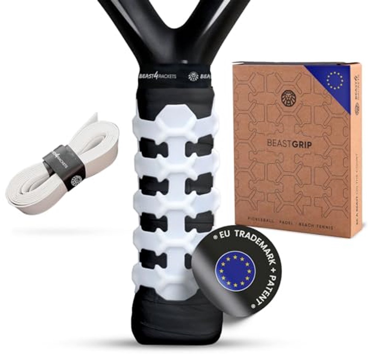 Herbruikbare Padel Overgrip - Antislip Grip voor Padelracket - Eenvoudige Installatie - Padelaccessoires