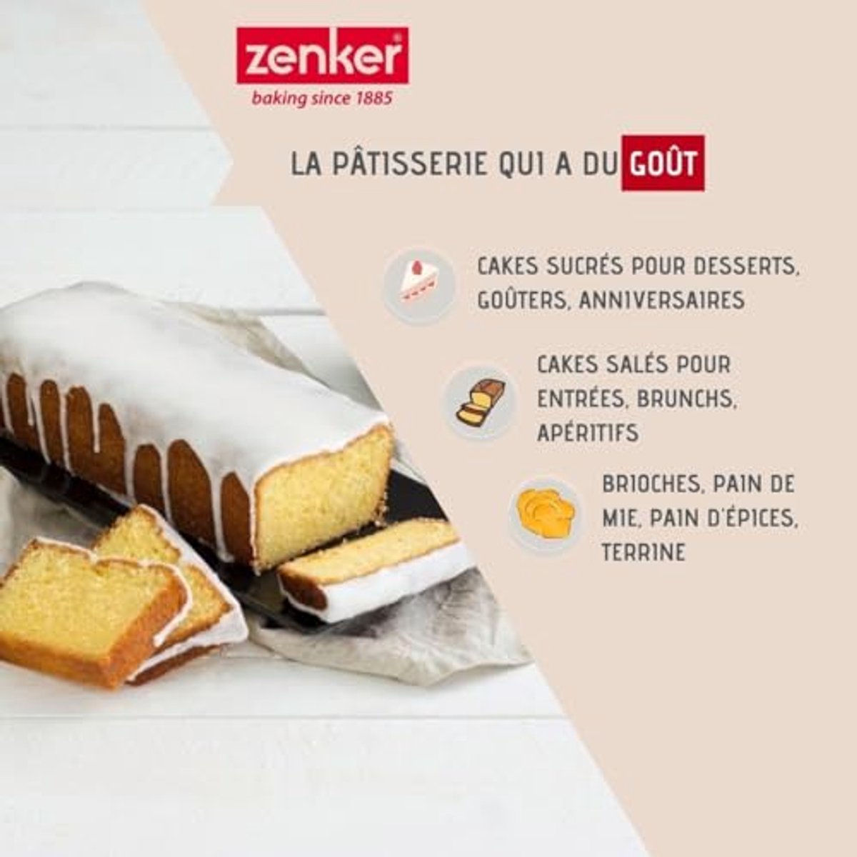 Cakevorm 25 cm met anti-aanbaklaag, hoogwaardige kwaliteit