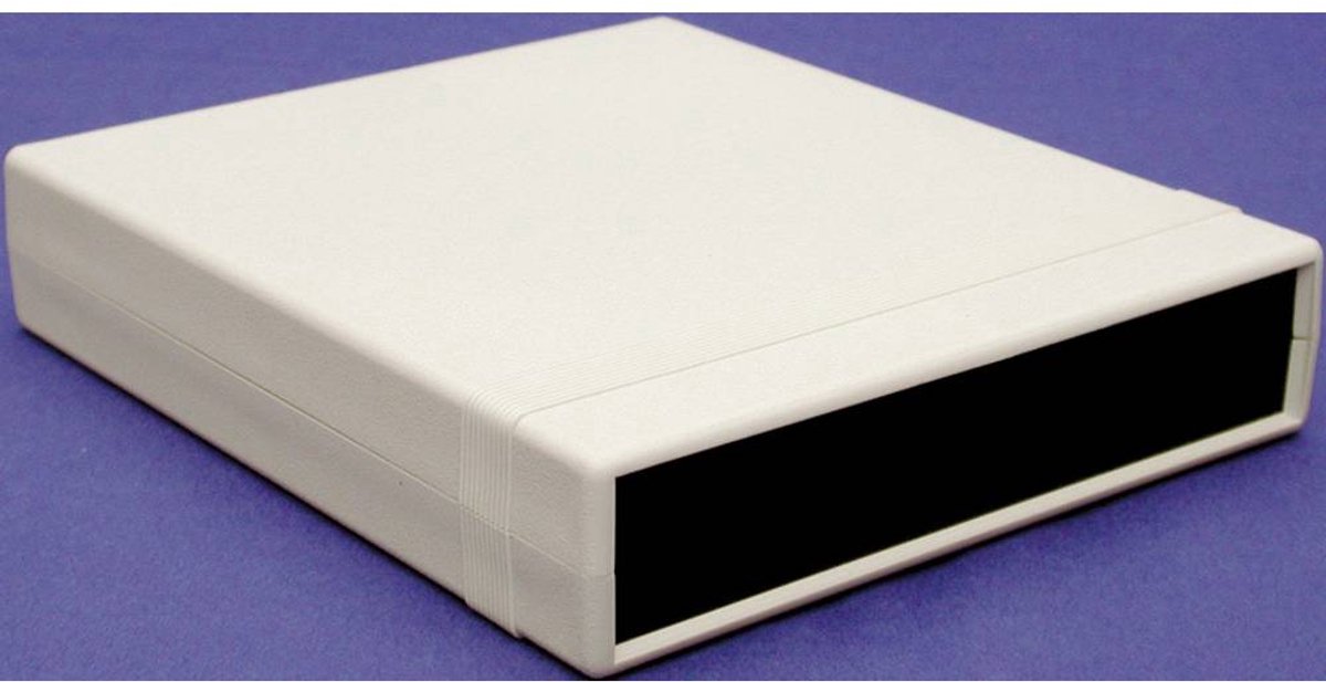 Hammond Electronics 1598DSGYPBK – Instrumentbehuizing – 180 x 206 x 64 mm – Polystyreen – Grijs