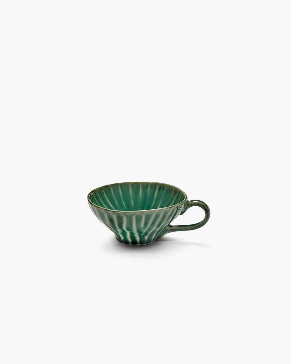Serax Pascale Naessens Verde Lanza espressokop 10cl groen (set van 2)