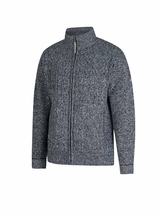 Bjornson - Gilet d'hiver en maille torsadée anthracite Gus Bjornson - taille 6XL