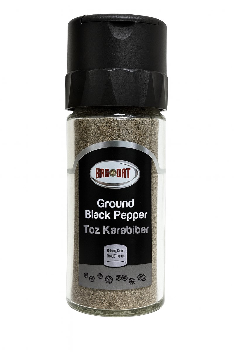 Peper Zwart Gemalen - Kara Biber Toz 55g - 100% Natuurlijk - Specerij voor Koken