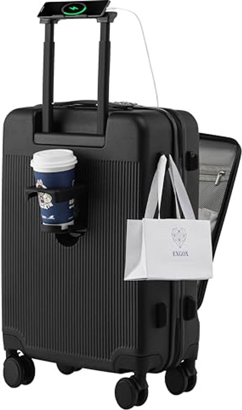 handbagage reiskoffer XS met wielen afneembaar 29 liter