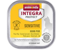 Kattenvoer Sensitive - Dieet Natvoer voor Katten met Allergieën, Kip, 16 x 100 g