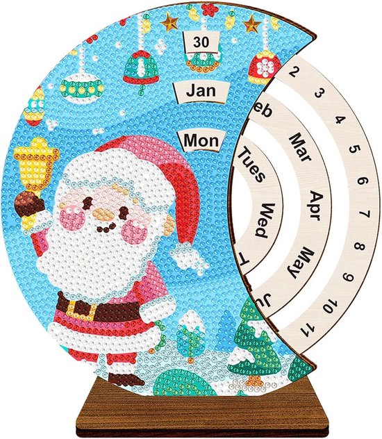 Diamond Painting Eeuwige Kalender | Mandala – Diamond Painting Expert