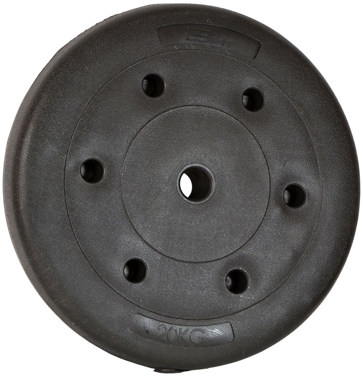 Viking Sports - Halterschijf - 20 kg - vinyl & beton - voor 29,5 mm halterstang