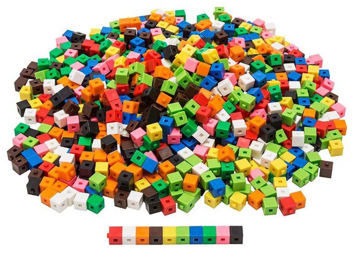 Koppelbare Centimeterblokjes - 1000dlg