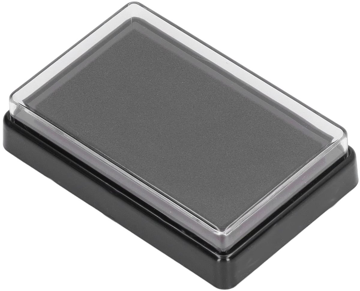 Baby Footprint Inktpad - Herbruikbaar voor Handafdruk en Voetafdruk - Veilig en Makkelijk Af Te Wassen - Zwart