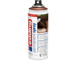 edding 5200 spuitverf in spuitbus - rust effect mat - 1 stuk - 200 ml verf - direct dekkend – 0,7-1 m2 oppervlak - acrylverf voor het lakken en versieren van glas, metaal, hout, keramiek, kunststof, canvas - permanent spray, verfspray