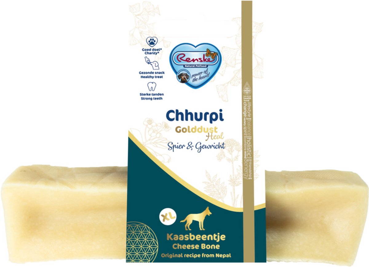 Renske Chhurpi Golddust Heal Spier en Gewricht XL - 5 x 123 gr - Voordeelverpakking