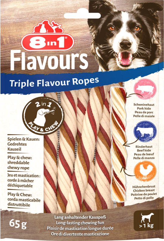 8in1 Triple Flavour Ropes - 65 gr