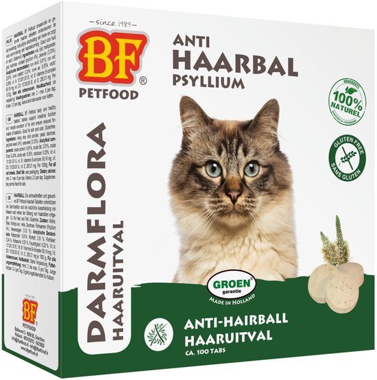 16x Biofood Anti Haarbal Tabletten 100 stuks