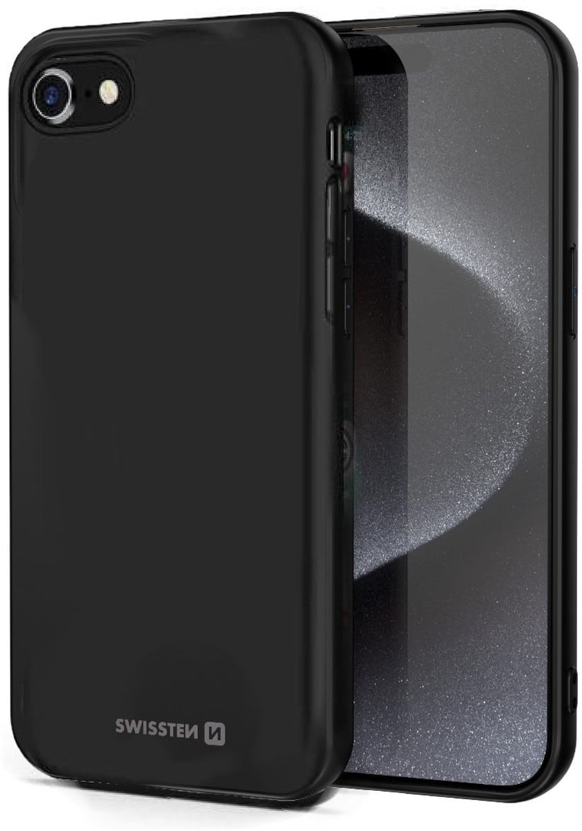 Swissten iPhone 16e Soft Joy Case - 34500443 - Black