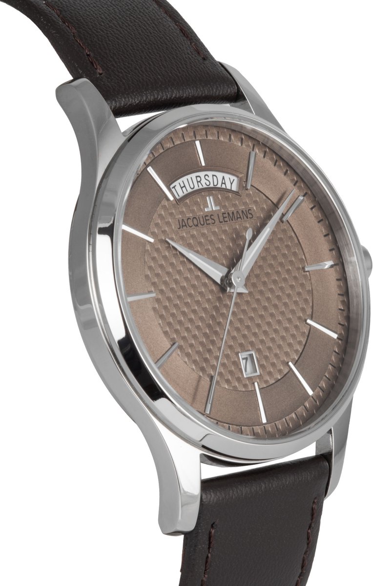 Datum horloge London Brown