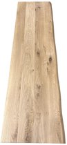 Eiken wandplank- Toiletplank - 40x200mm - 100cm - Houten planchet- Boomstamplank - Wandplank - Fotoplank - Dressoir plank - Boekenplank