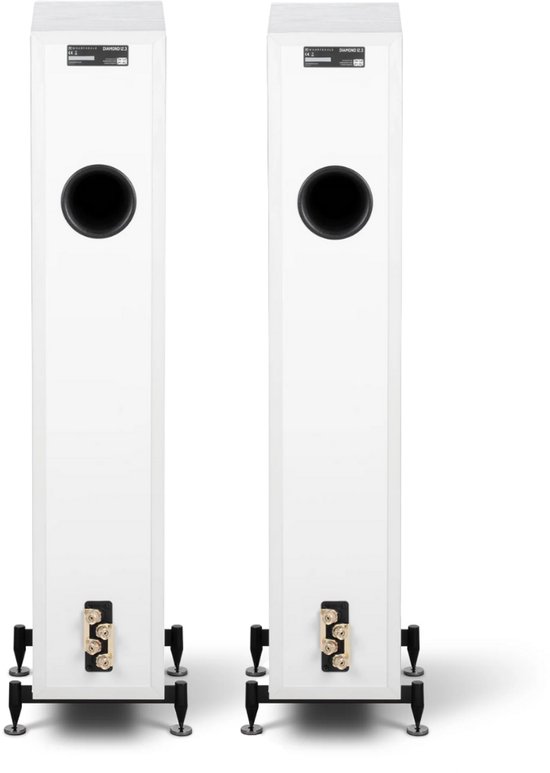 Wharfedale Diamond 12.4 - Vloerstaande luidsprekers - Klartity TM drivers– Krachtige audioprestaties - Wit (per paar - 2 stuks) van Wharfedale — afbeelding 3