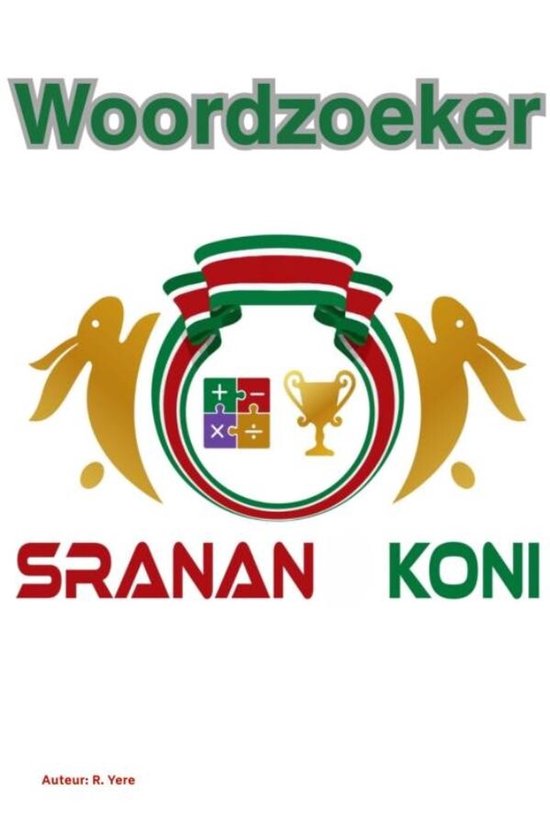 Woordzoeker Sranan Koni - cover