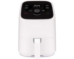 SCH® Mini airfryer - Airfryer - Airfryer klein - Wit - 22cm x 28cm x 27cm