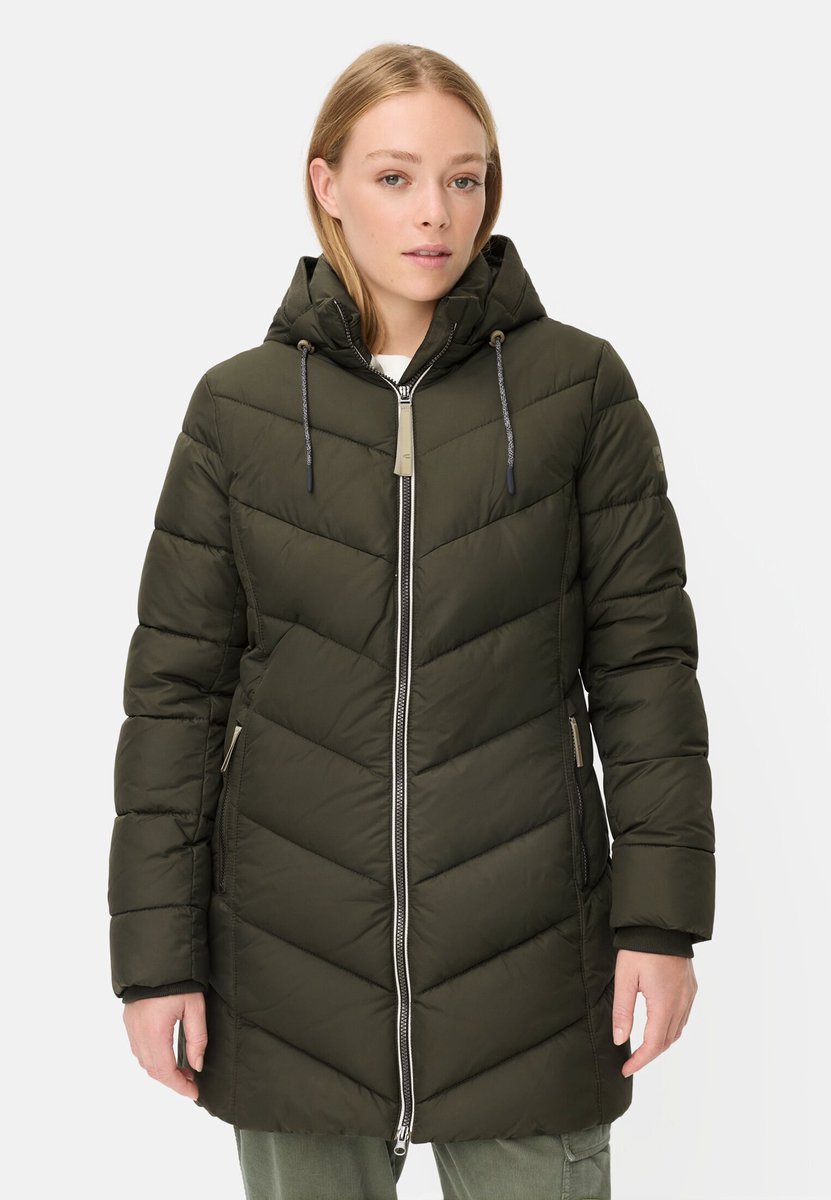 camel active Gewatteerde jas met afneembare capuchon - Maat - Bosgroenwomenswear-34