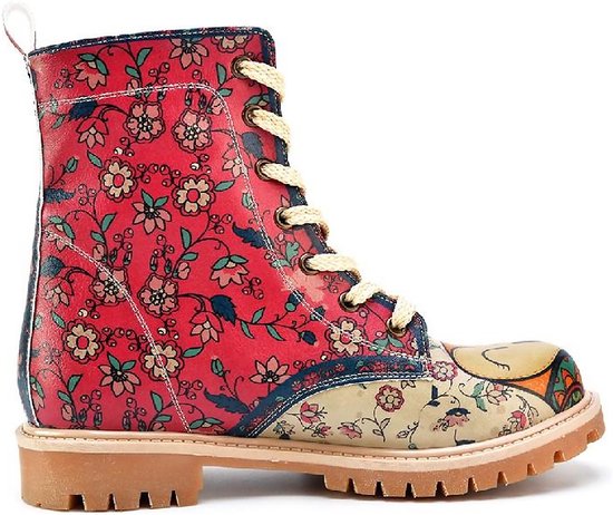 GOBY - Redlove - Bottes pour femmes - Boot - Bottes femmes - Ladies boots - Ladies boots - Long boots - Handmade - Floral print - Taille 36