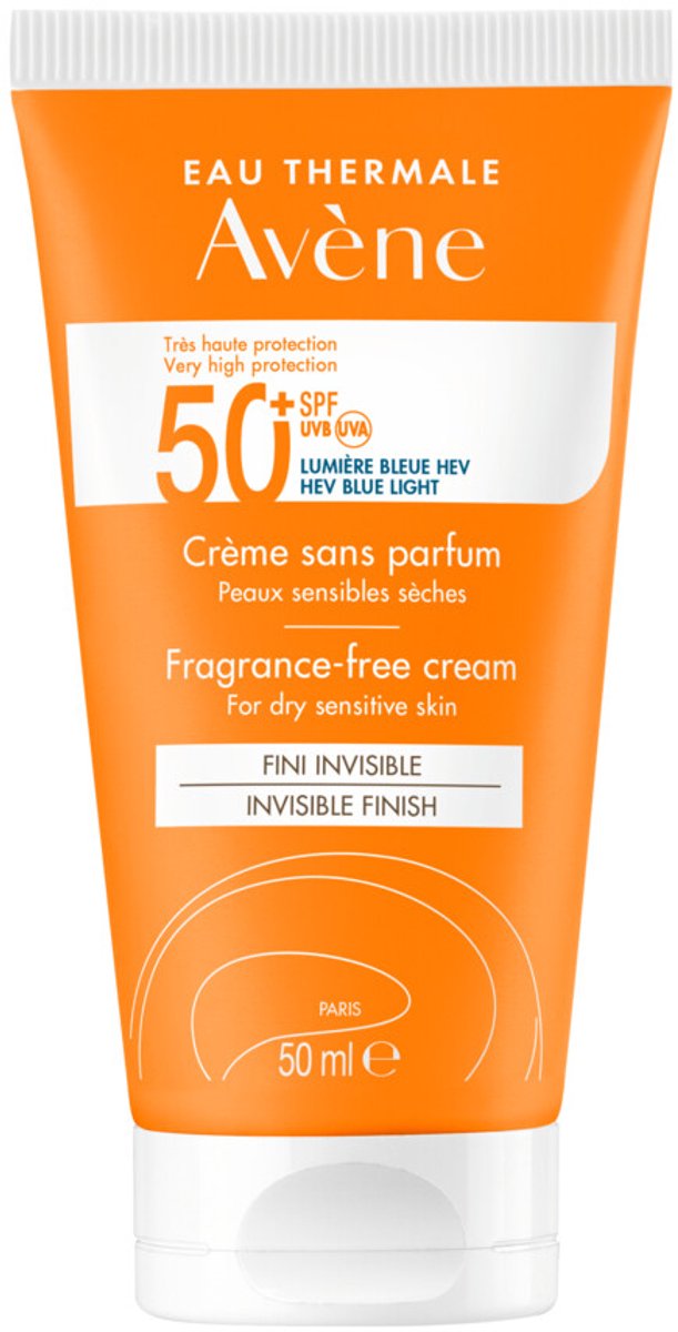 Avène Zonnebrandcrème SPF 50+ Parfumvrij - 2 x 50 ml - Voordeelverpakking